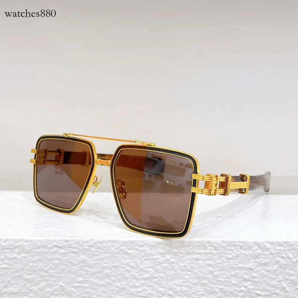 Designer Sonnenbrillen für Männer und Frauen Sommer 140 reiner Titan-Outdoor-Mode-Brillen Anti-Ultraviolett UV-400 Retro Square Full Rahmen zufällige Box