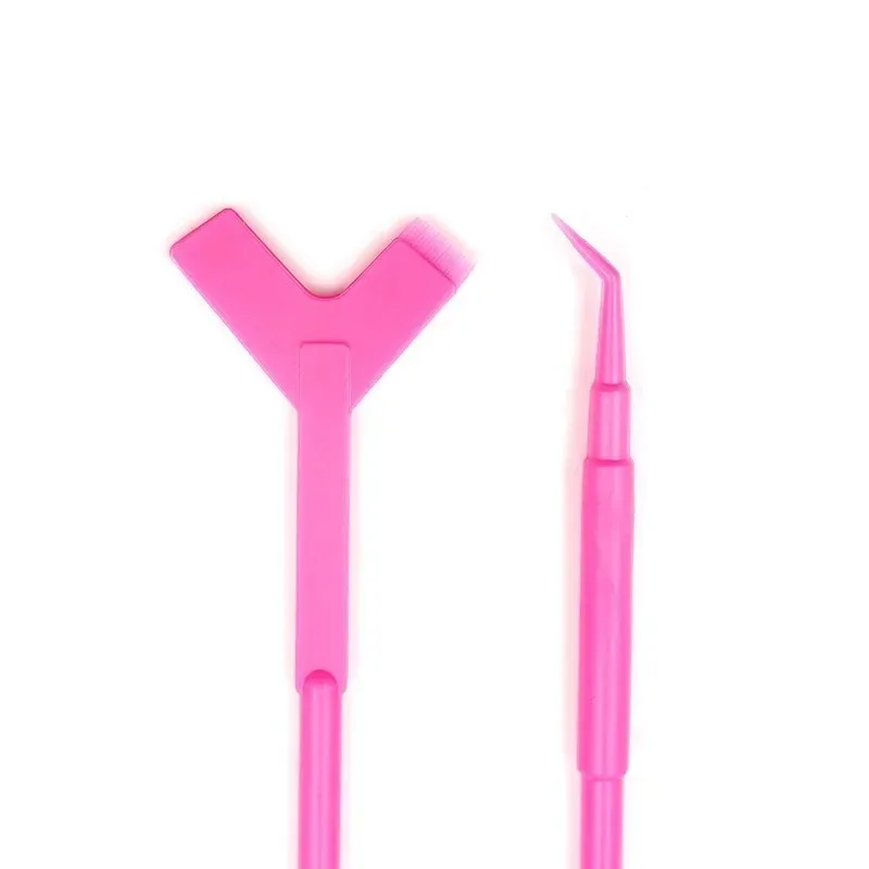 2024 Eyelash Perm Y Brush Pick Stick Three In One False Eyelash Beauty Tool Stick Doll Perm Plastic Stickeyelash perm tool set