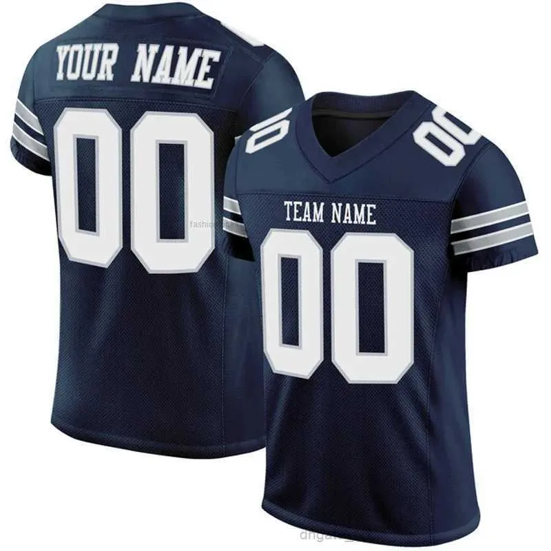 Jersey de football personnalisé sombre pour hommes Personnalisés football à manches courtes à manches athlétiques TE-shirts unisex