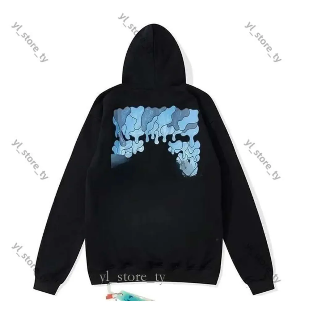 Dupes Reps Off Hoodrich Pull Long Sleeve Off Whitehoodie Women Full Zip Up Mens Designer Hoddie Felpa Hoodie b30a