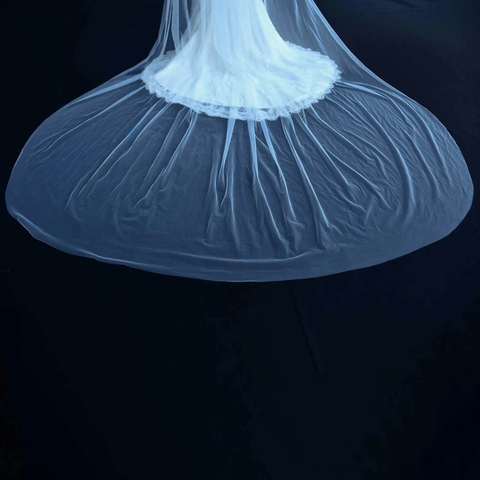 Hair Jewelry Womens VG18 Long Cloak Evening Cape Veil Jacket for Women Large Size Bolero Bridal Soft Tulle Shawl Wedding_ipsvogv.com