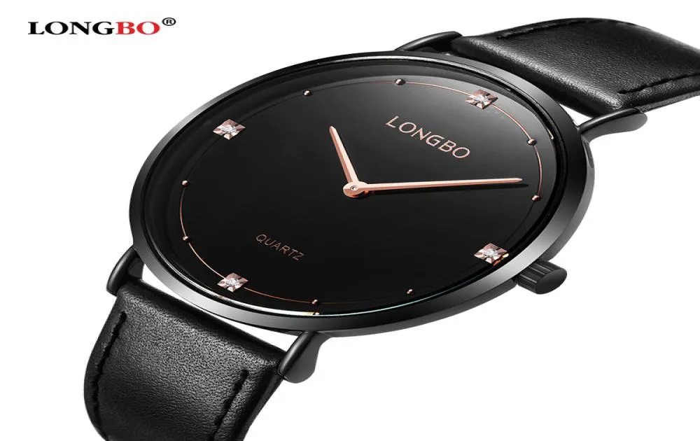 Longbo Fashion Lovers Watchs Simple Watches Luxury Leather Men Woards Watches Casual Couple Watchs Imperproof Hombre Mujer Cadeaux 50567525364