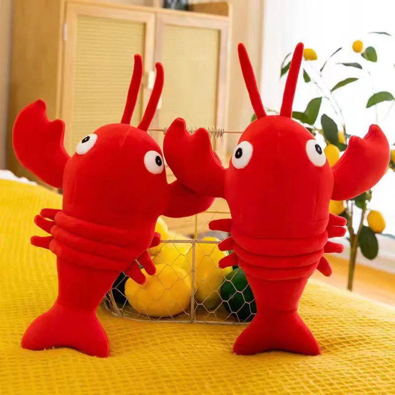 Симпатичная кукла мультфильма Crayfish Plush, кукла раков, подушка, кукла Машина, Производитель игрушек, Оптовые куклы