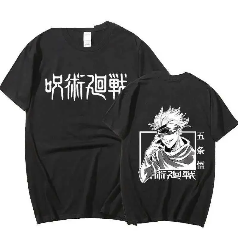 Camiseta feminina anime japonês jujutsu kaisen plus size camise