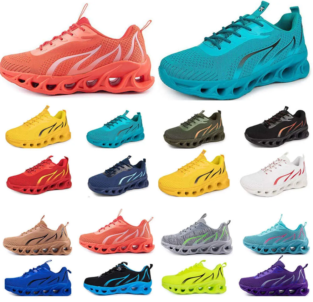 2024 Gai Spring Men Buty bieganie płaskie buty miękki szary szary modele modele mody blokowanie kolorów duży rozmiar A1117SD