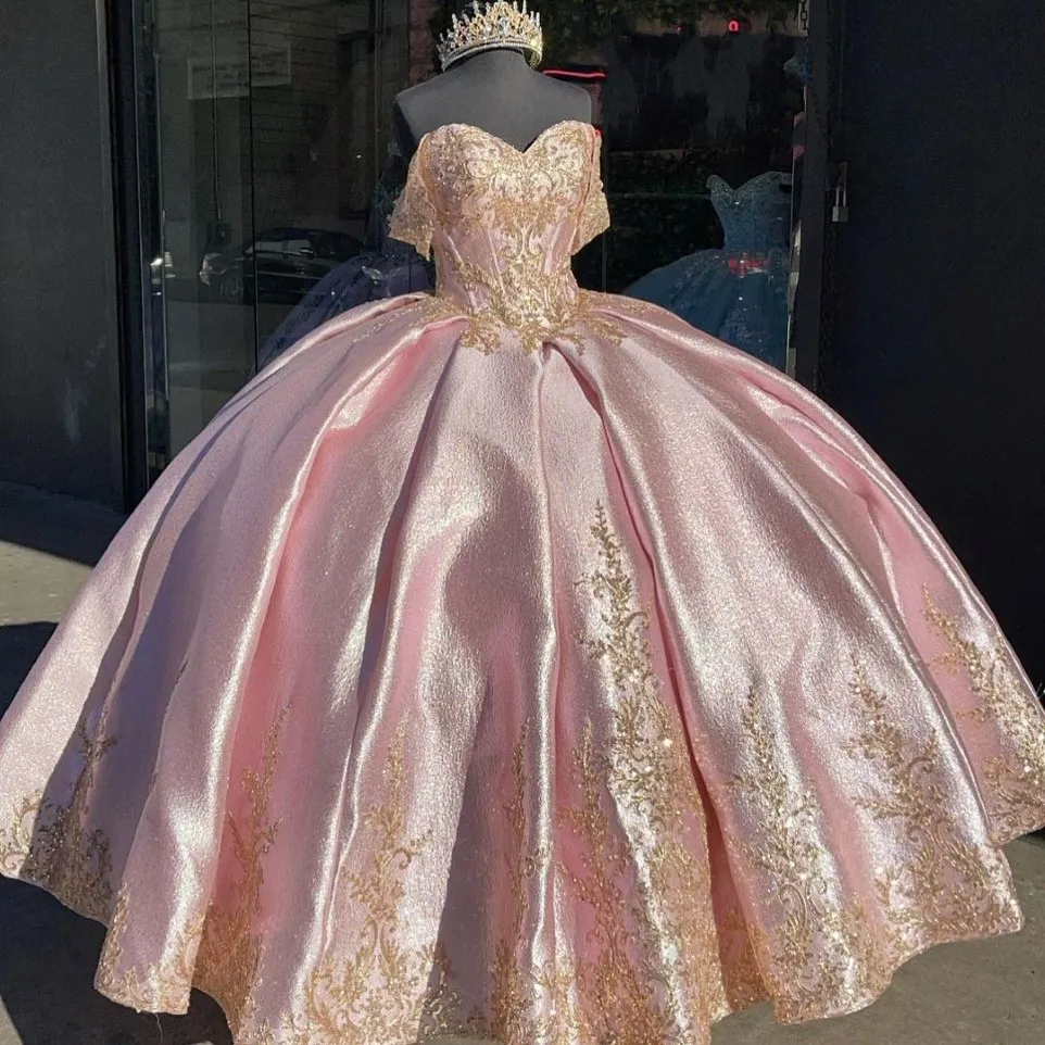 Robe de quinceanera Rose Rose Luxur