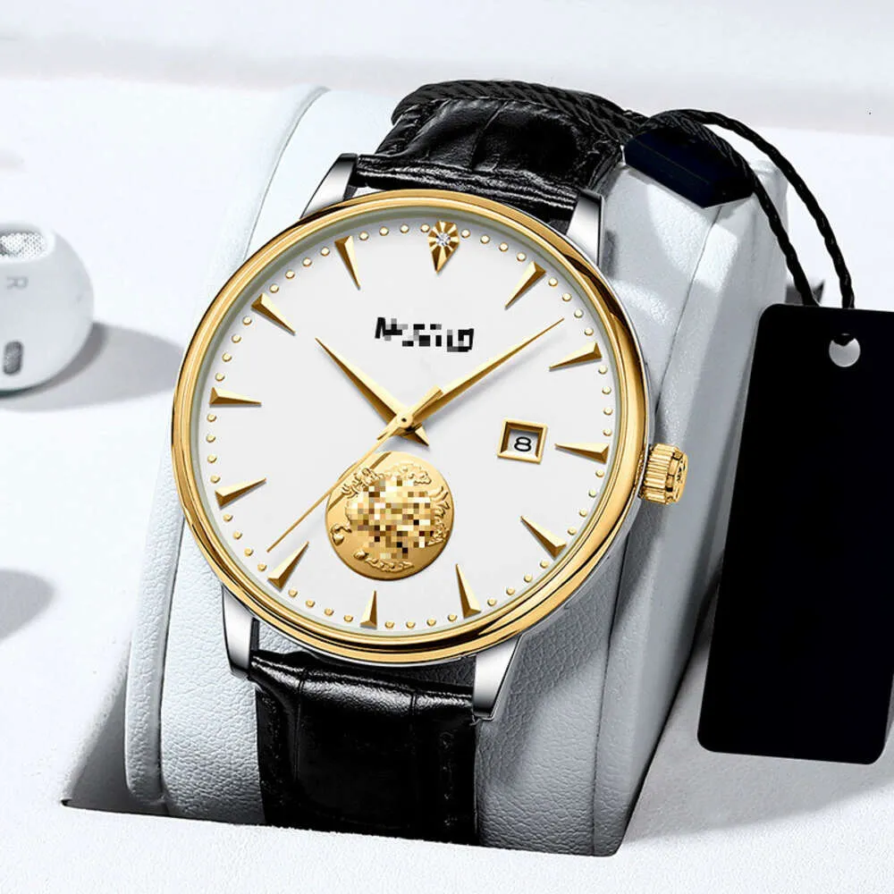 2024new brand Tiktok white list Kirin fully automatic mechanical men's business leisure simple waterproof watch wrist watch