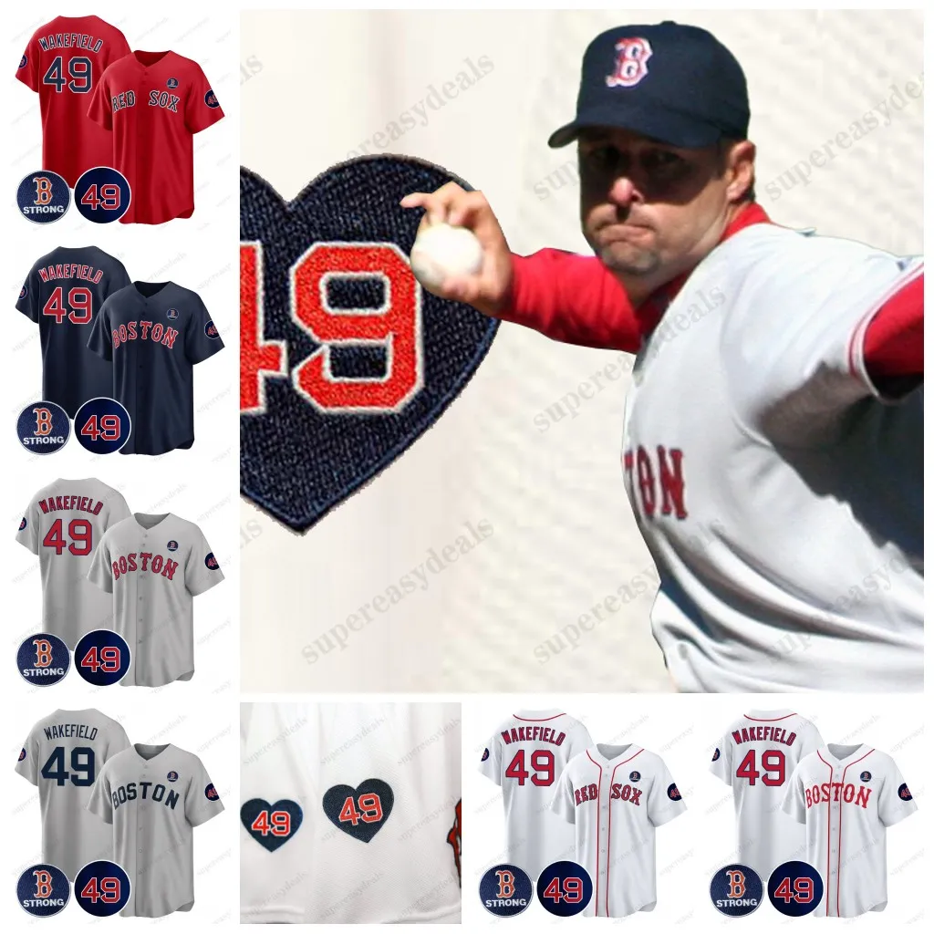 Tim Wakefield Red Sox World Series Jersey BOSTON RED SOX TIM