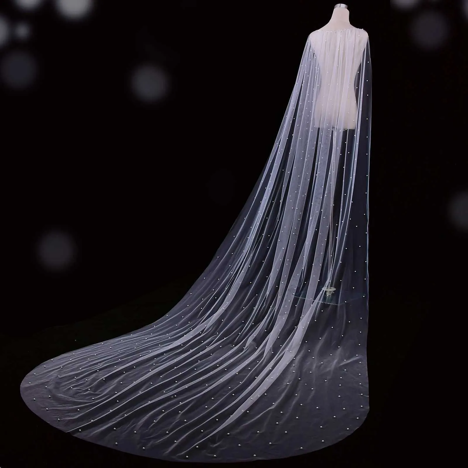 Bijoux de cheveux boléro pour femmes, voile de mariée couvre les épaules pour la mariée, accessoires de mariage, Cape châle, Cape de soirée douce_voghion.com