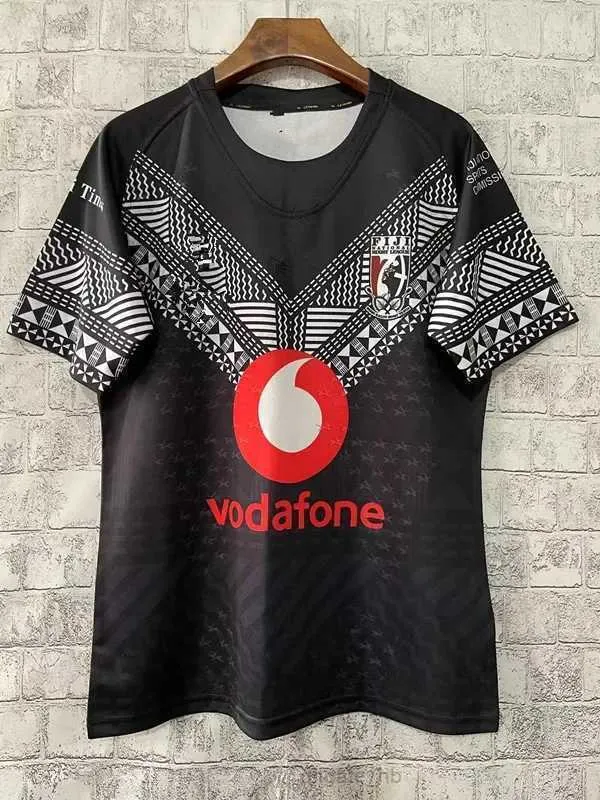 2022 Fiji Bati Home White Rugby Jersey Shirt 2022/23 Fiji Bati Training Home Rugby Polo Jersey Taille S-M-L-XL-4XL-5XL