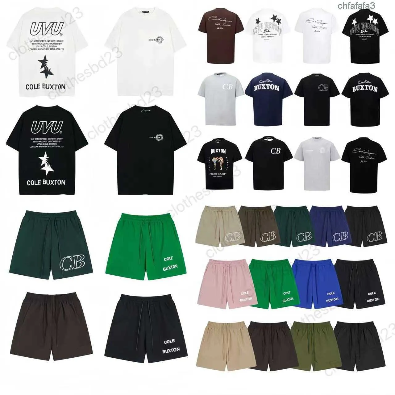 Cheis de camisetas de Cole Buxton T para homens Mulheres verdes cinza branca camisa preta preta de alta qualidade slogan top tee top with tag 1; 1 bom tamanho s-xl dum9