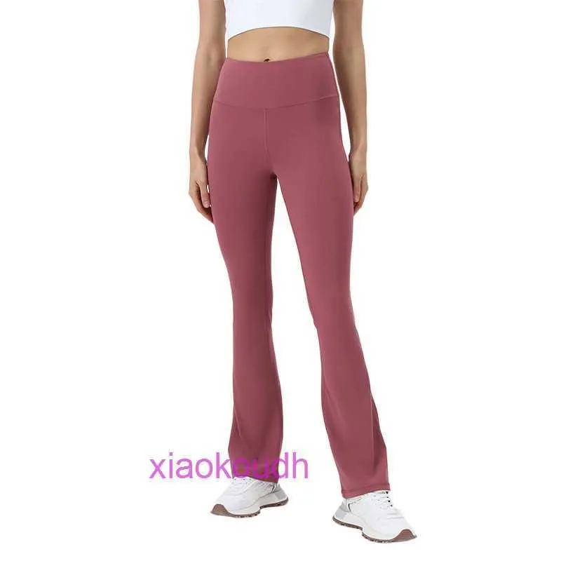 AAA Designer Lul Lul bequeme Frauen Sport Yoga Hosen hohe taillierte Hüfthebee und Pilates Damen schlagende Pfirsich nackte Fitness Weitbein Mikro