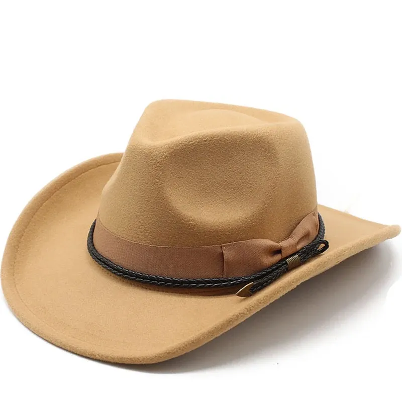 Cowboy caps voor mannen cowgirl hoed accessoires golfkap feest jazz Brits hoed luxe vrouw Panama fedora