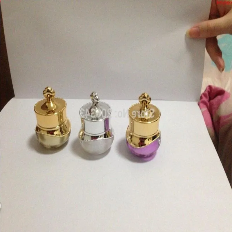 5G Purple Crown Shape Cream Bottle, Cosmetic Container ,, Cream Jar, Cosmetic Jar, Cosmetic PackagingBest Qty PJJDB