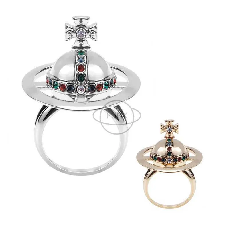 Merk Westwoods kan driedimensionaal gekleurde diamant Saturn Poison yao-ring openen die een internet-beroemde nagel wordt