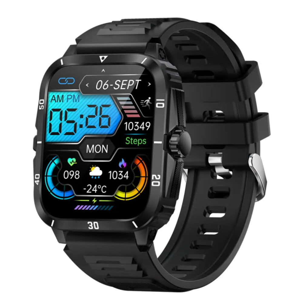 Nuovo KT71 Smart Watch Smart 3 metri Deep Waterroprooth Pressure Bleem Aute Blace Outdoor Three Defense Sports Bluetooth Call Watch