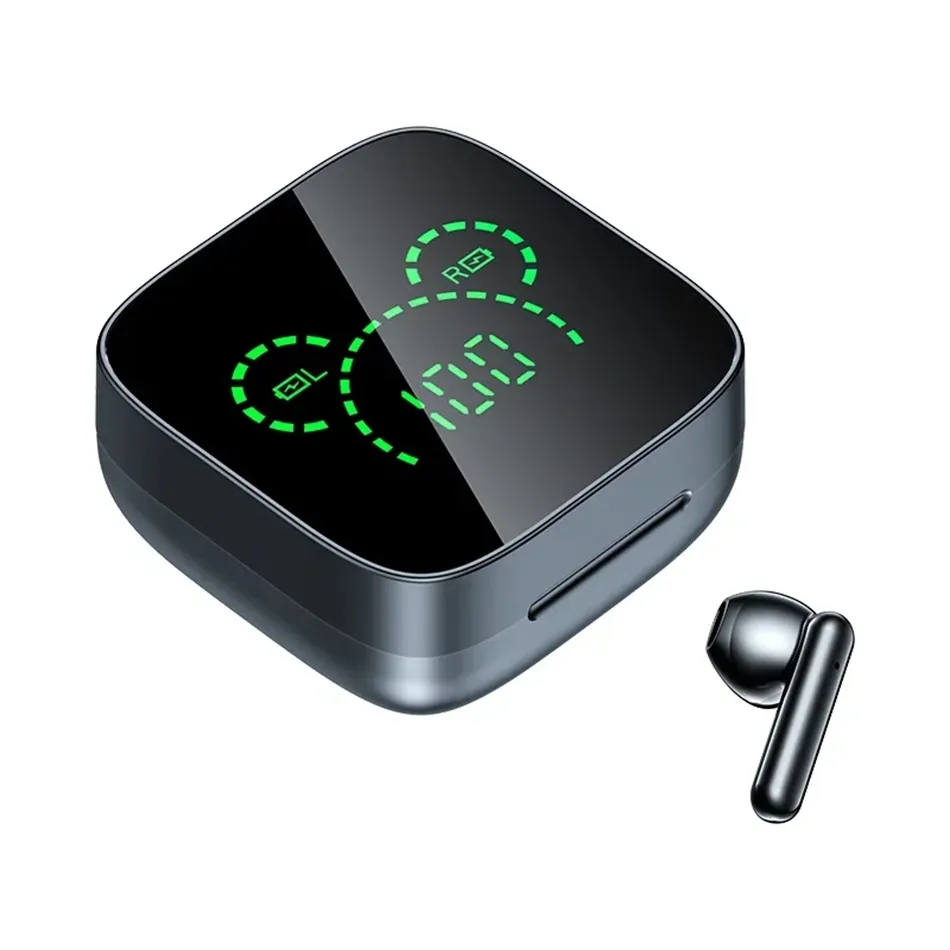Écouteurs Bluetooth K60 TWS Contrôle tactile Contrôle stéréo 9D avec écardbud Mic 5.3 Edition d'écouteurs étanche-écouteurs LED
