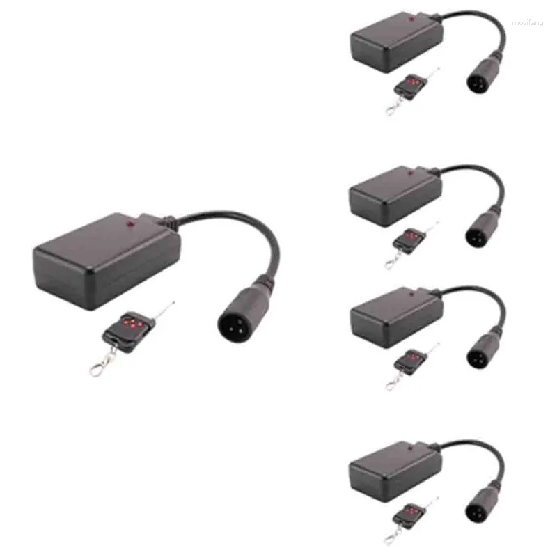 Zdalne sterowniki 5PCS AC 90-240V 3 PINS BLACK Controlowy Odbiornik Receptor kontrolera 400 W 500 W 900W 1500 W Mgażowy maszyna mgła dymna