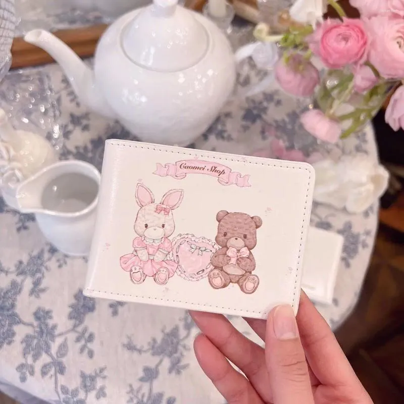 Storage Bags Cute Card Holder 2 Slot Driving License Women PU Leather Passport Cover ID Ticket Pouch Bag Protector