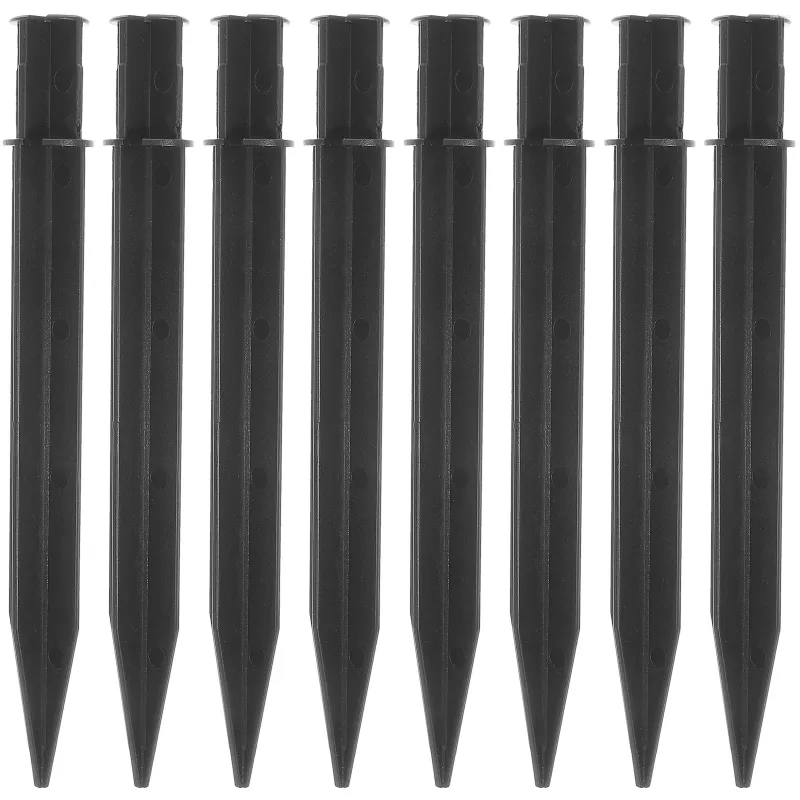 Garden Decorations Landscape Solar Light Stakesing Accessories Ground Cone Plastic Replacement Stakes For