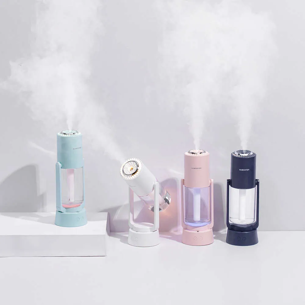 Xuan Ying Shake Head Rotating Atmosphere Light Air Purifier Heavy Mist Charging Edition Negative Ion Humidifier