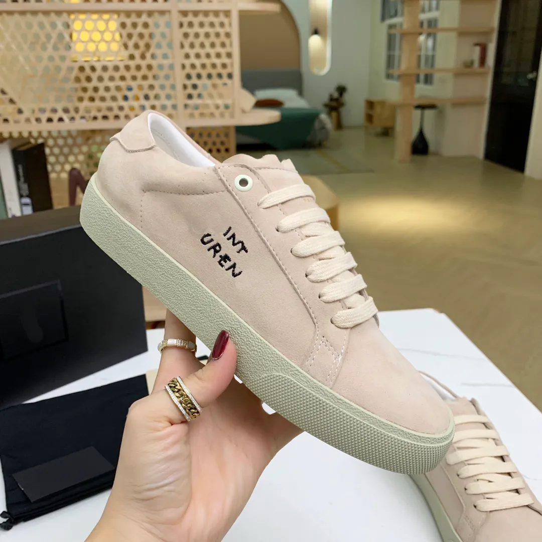 2024 Court Classic SL/06 Embroidered Sneakers Canvas Leather Designer Luxury Men Women Flat Casual Shoes Low Top Trainer Outwear Dress Shoe