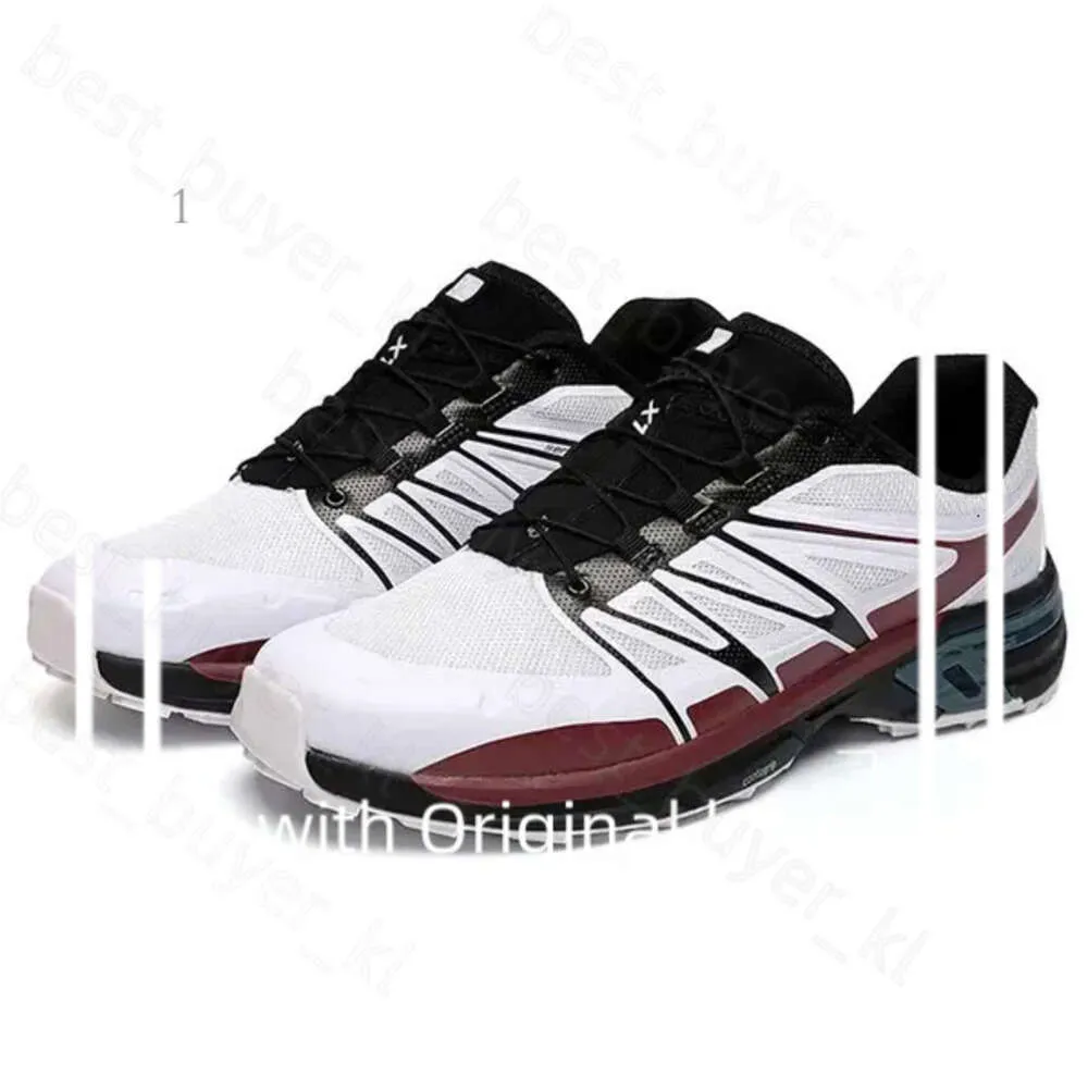 Diseñador zapato saloman zapato XT6 Top Atletic Athletic Mens Zapatos Triple Mesh Negro Blanco Amarillo Solomon Speed Cross Men Outdoor Run Shohing Showing 680