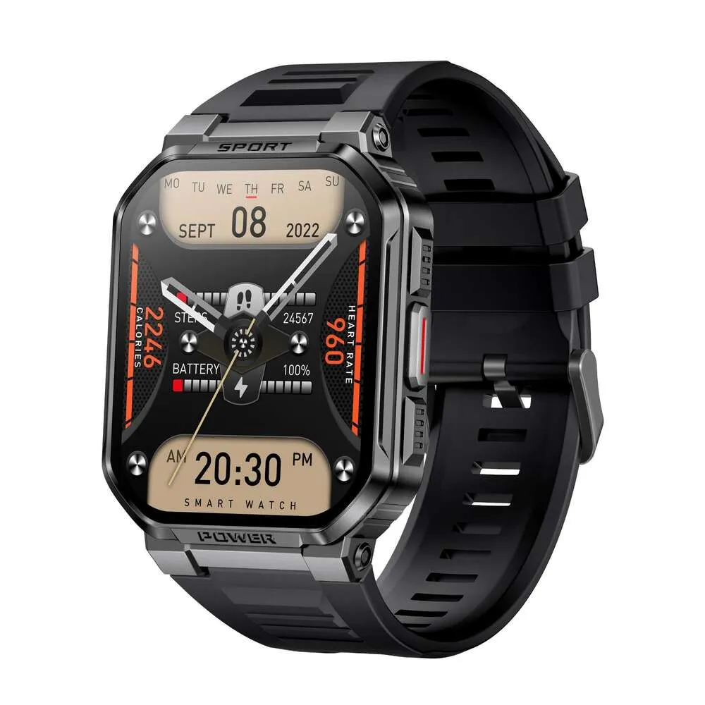 Новый 67 Three Defense Smart Watch 1,83-дюймовый экран 8763ewe Bluetooth Call 100+Sport IP68 водонепроницаемый