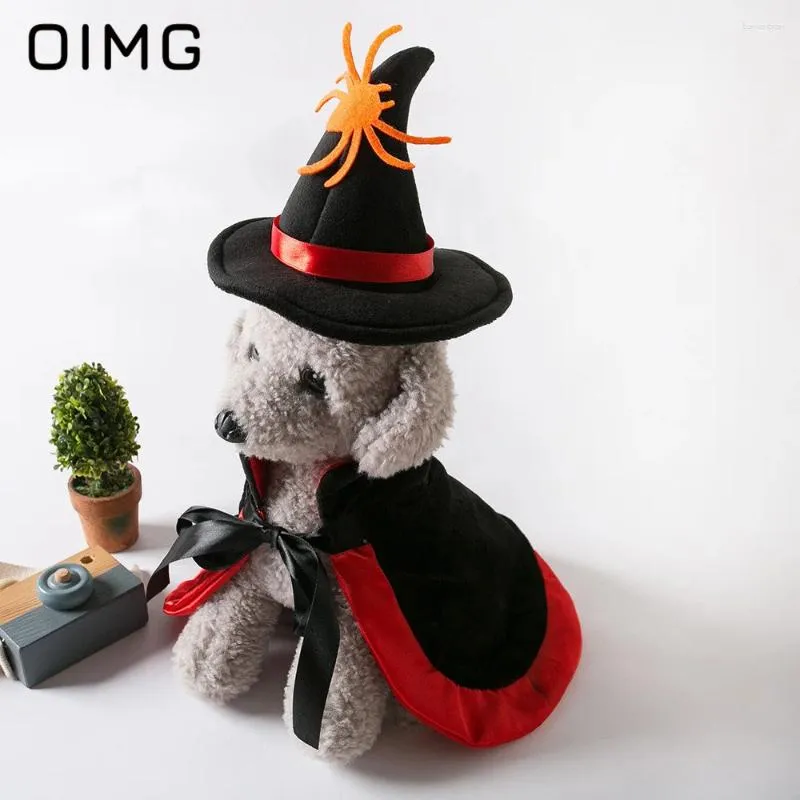 Vêtements pour chiens oimg costume d'Halloween drôle pour bichon caniche schnauzers beaux animaux de compagnie cool vêtements chats chiens