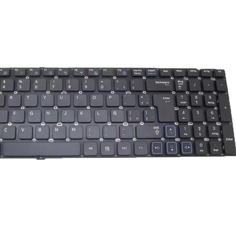 Laptop-Tastatur für Samsung RV511 RV515 RV520 Latin La Ba59-02942k 9Z.N5qsn.b1e ohne Rahmen neu