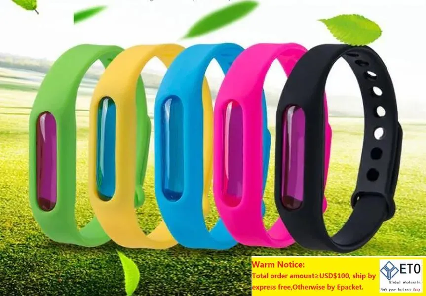 factory price 500pcs anti mosquito pest insect wristband silicone repellent repeller wrist band bracelet protection nontoxic safe ZZ