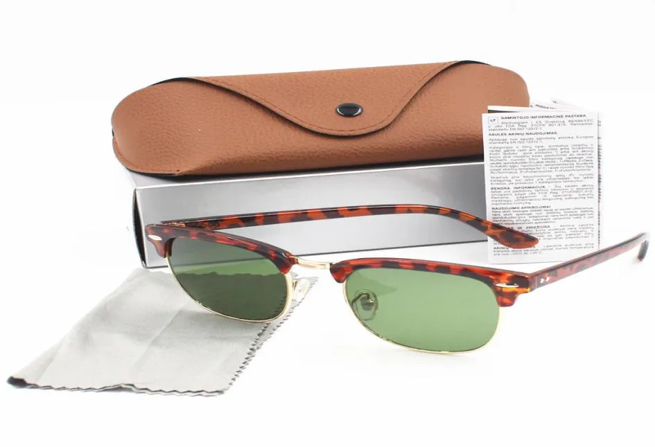 Designer de marque de qualité Fashion Brown Léopardsunglasses pour hommes et femmes UV400 Sport Sun Sunes avec Box4841044