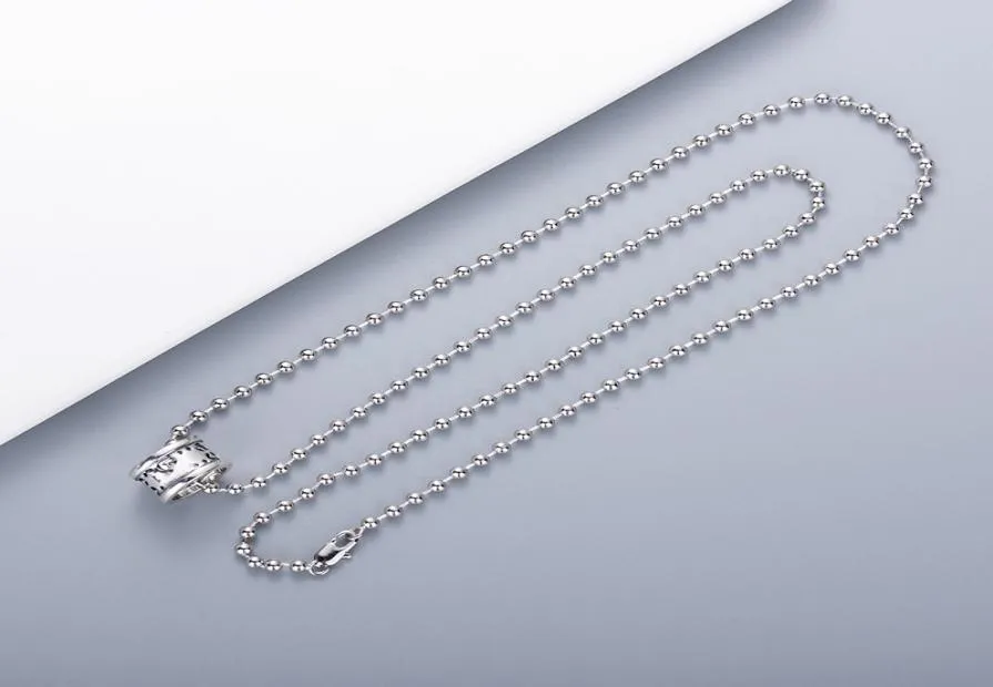 Продажа ожерелья предлагает коробку высококачественного серебряного круглого ожерелья модного ожерелья для ювелирных изделий для унисекса 3496154