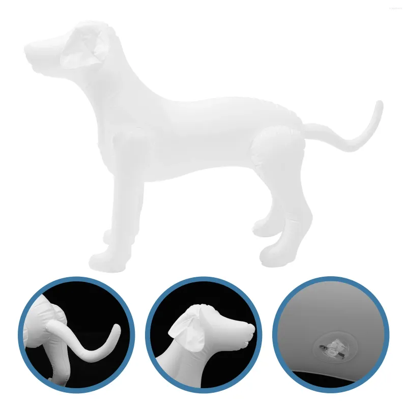 Hondenkleding Mannequin Pet kleding Model Stage Prop Shop Display Standing Modellen voor Dieropblaasbare witte decoratie