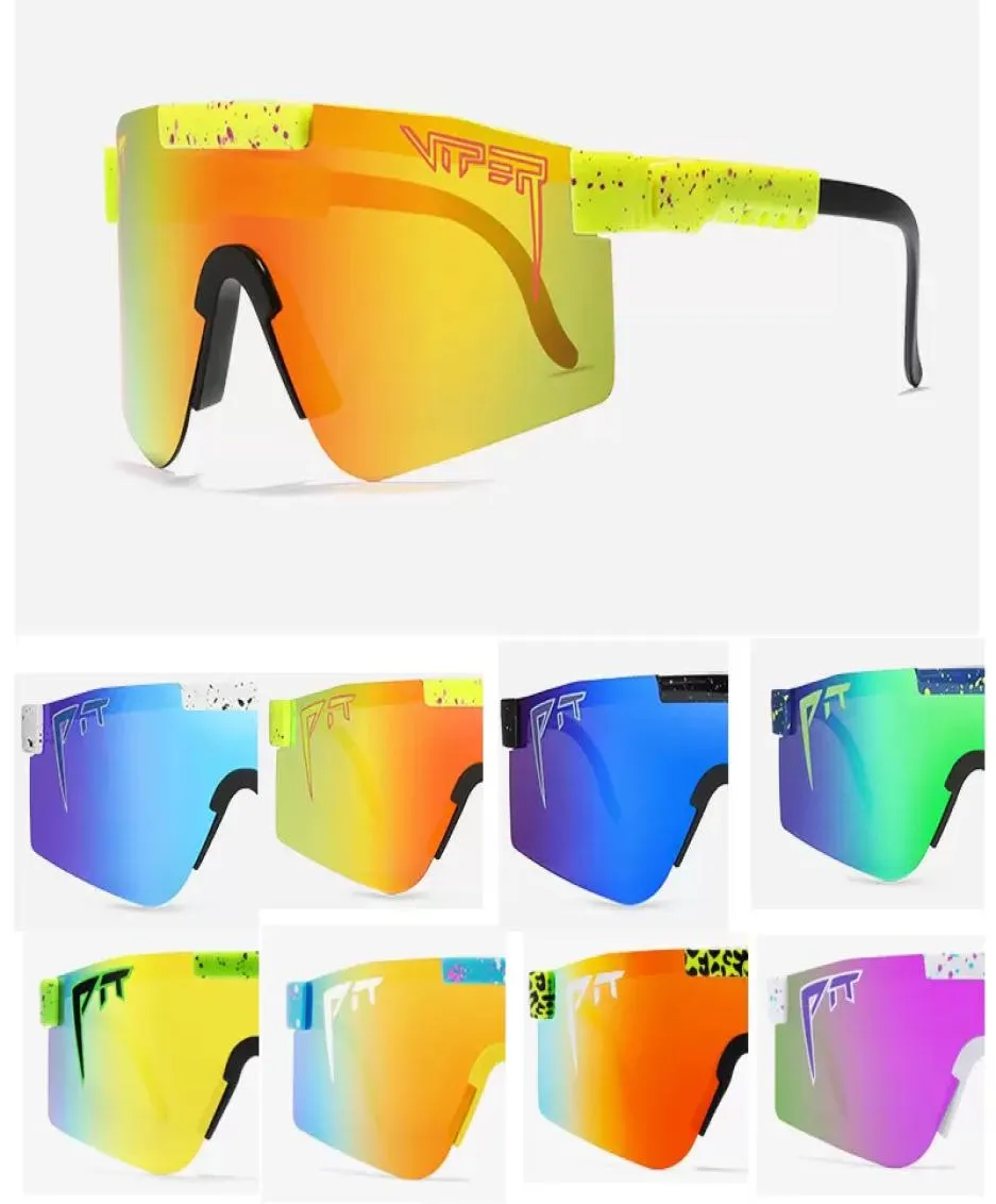 Lunettes d'équitation de mode shuangguang marque rose rouge serpent de soleil Pilote pilote de sports extérieurs verres polarisés lentille UV400 CEULLE DE PROTECTION BOX5465278