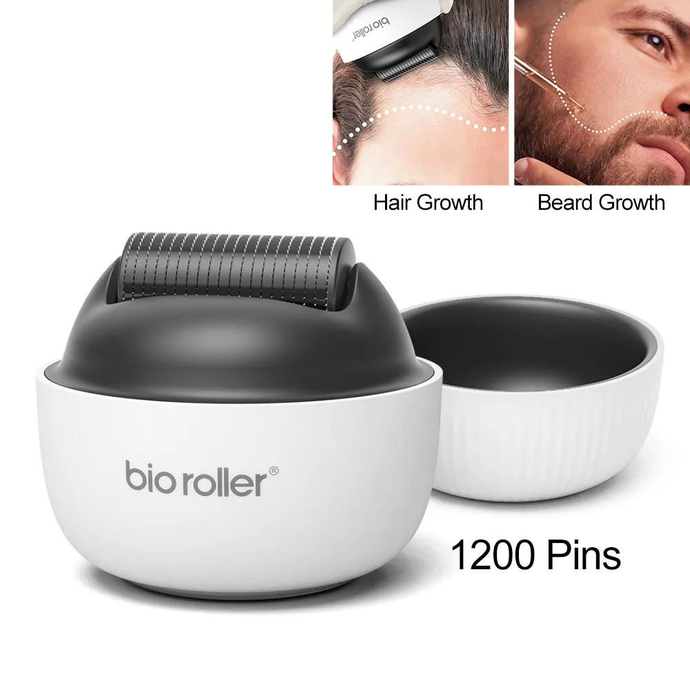 Original Bio G4 Derma Roller Microneedle 1200pin Needle For Beard Hair Growth Dermaroller Anti Acne SCARS Removal Wrinkle Repair Hud