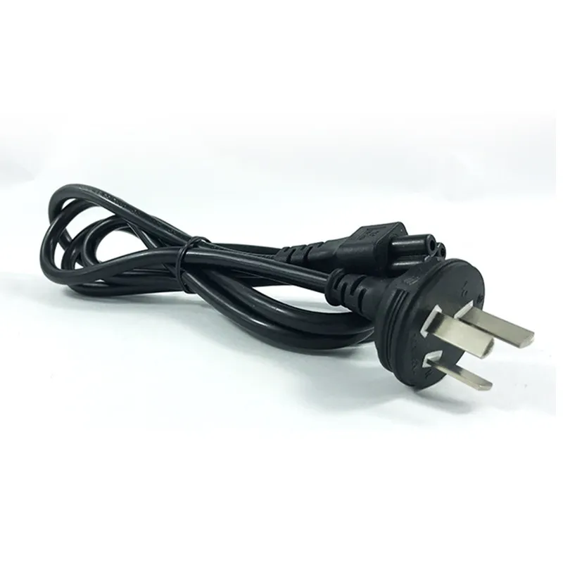 Vente en gros de la queue de fleur de prune à 3 trous de 1,5 mètre de connexion d'adaptateur d'adaptateur d'ordinateur portable de 1,5 mètre, fabricant de câbles d'ordinateur