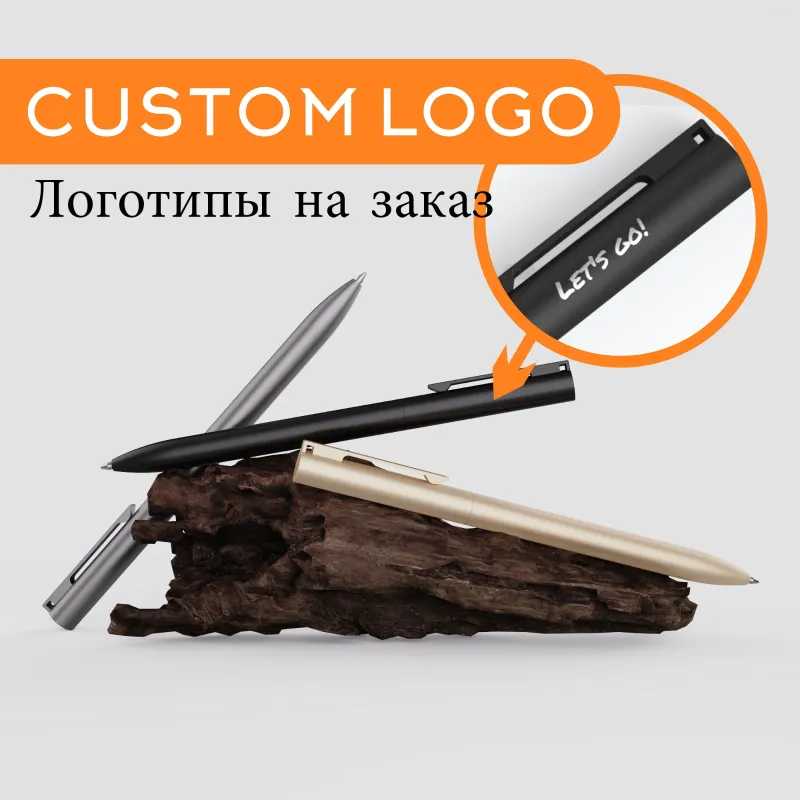 Custom Pen Logo BEIFA Metal Gel Ink Rotating Refill Free School Supplies Office Stationery Teacher Gift Personalize