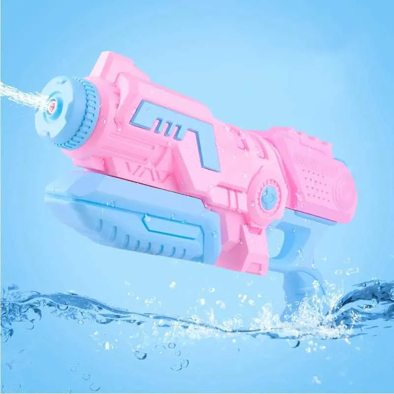 Silah oyuncakları su oyun eğlenceli yeni büyük çekme pembe su oyuncak çocuk plaj sprey yüzme havuzu yaz yüzme havuzu açık parti2405