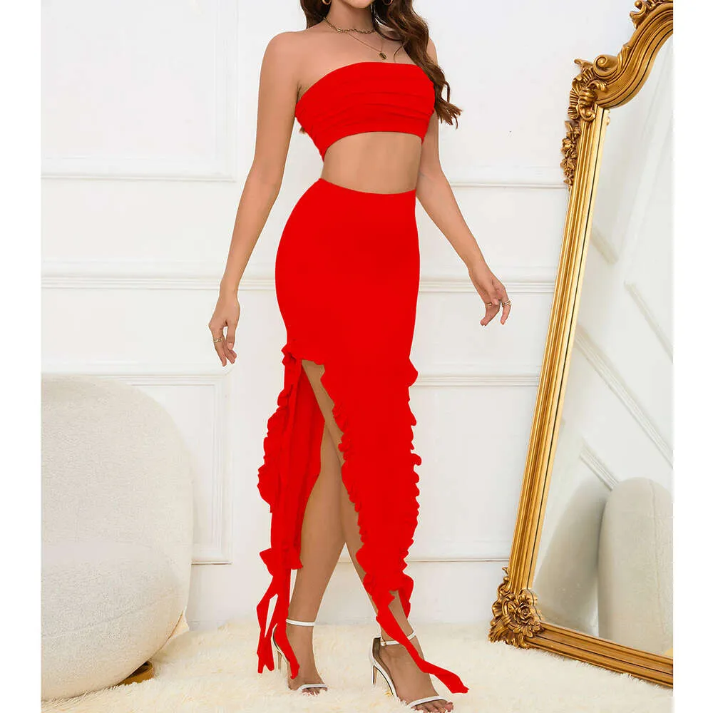 F51341 Womens One Shoulder Lace Dress Set Jellyfish... From Dongdumaoyi,  $27.69 In Bulk | DHgate.Com