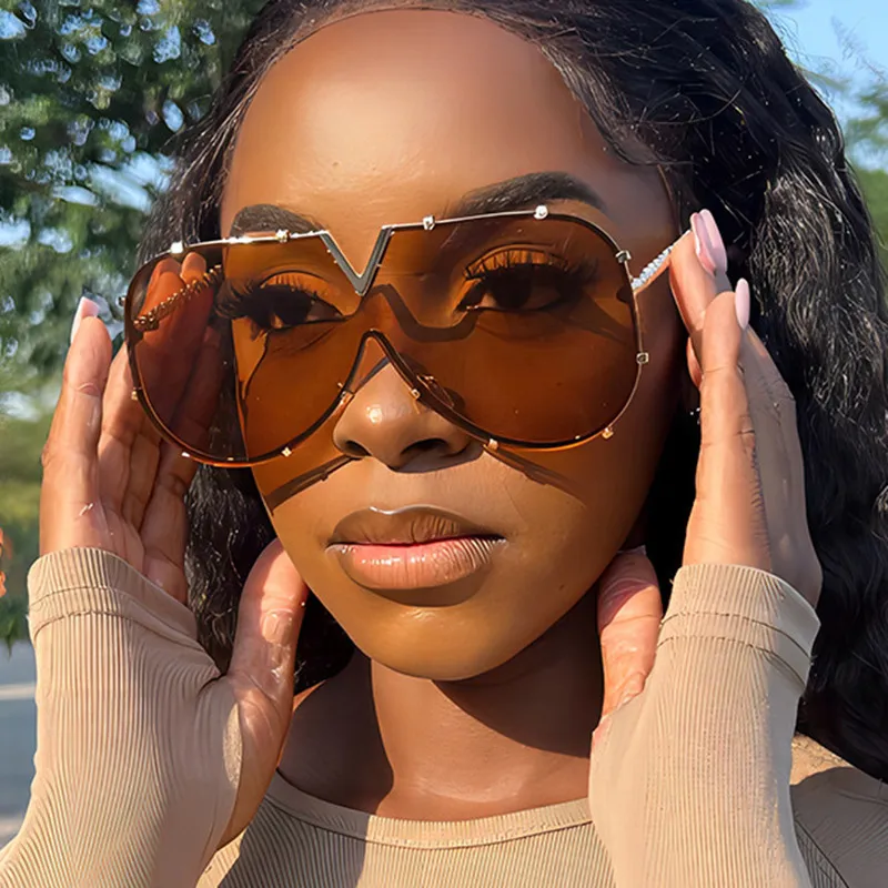 Designer Vintage Hollow Out sunglasses for women for Women Top Quality Pink Metal Frame with Mirror Lens and Polarizing Sun Glasses