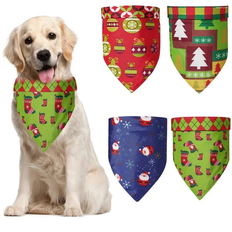 Dog Apparel Bandana Bandana Christmas Classic Patter