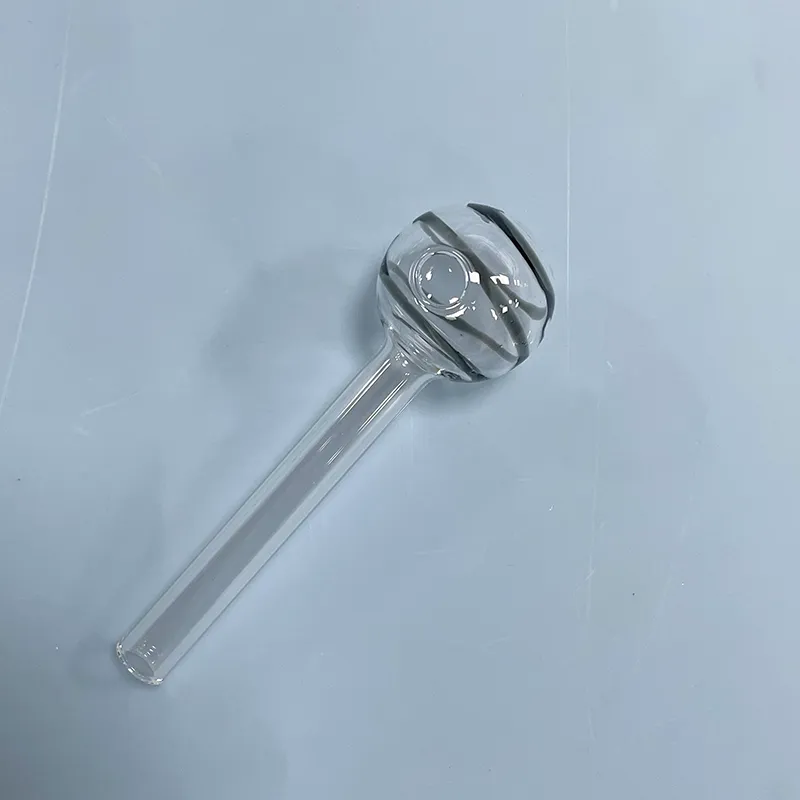 Tubo de fumantes reto de tubo de fumantes de 4 polegadas de 4 polegadas Smokpro com 3 cm de lolhops de petróleo da cabeça do queimador de óleo Bubbler Bowl Bowl