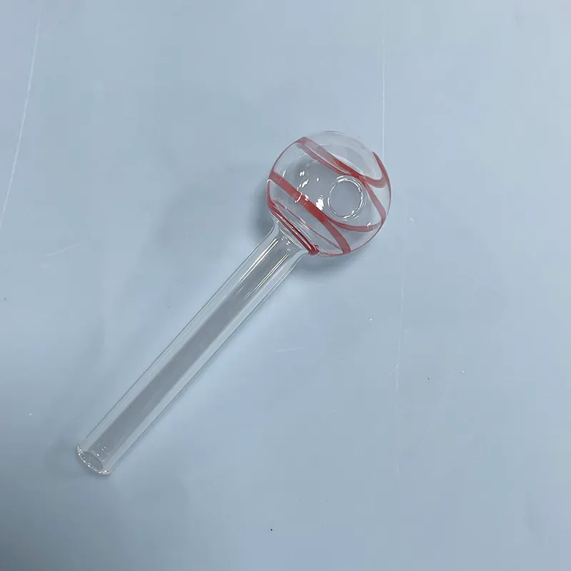 Tubo di vetro da 4 pollici di fumi da 4 pollici con tubo di fumo con 3 cm a lecca lecca lecca ciotola