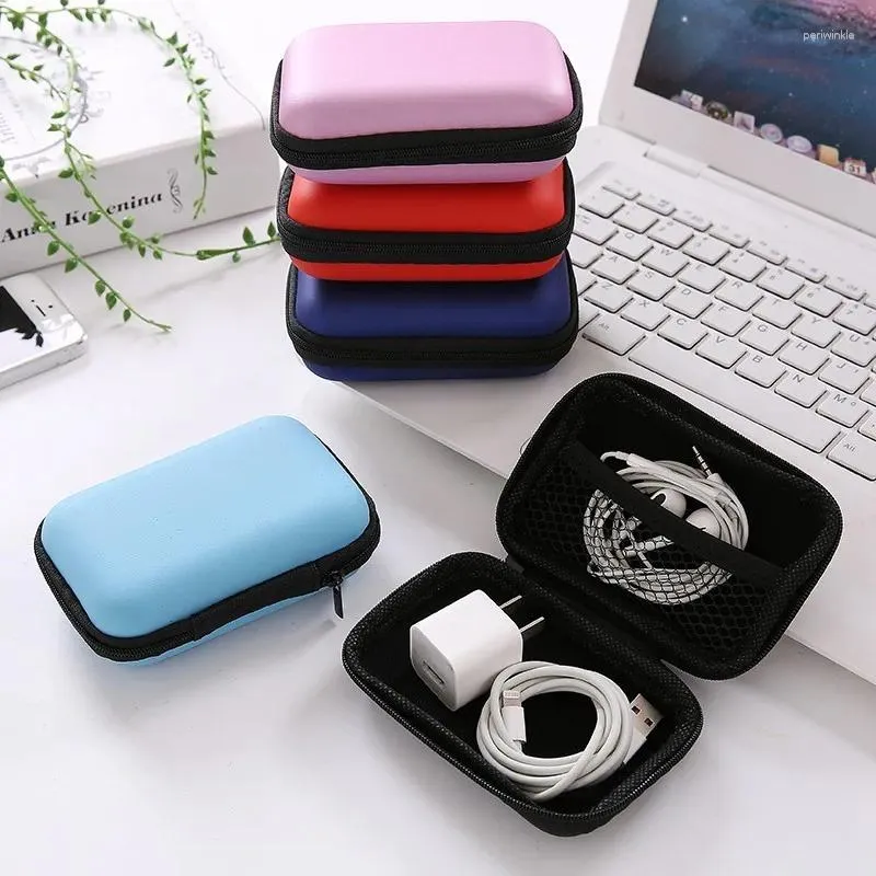 Borse di stoccaggio Porta della custodia auricolare Eva Mini Portable Memory Card Wallet Organizer Organizer per carretto per carrello per le cuffie.