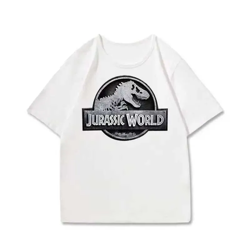 T-Shirts 2023 Hot Movie Jurassic Park Geburtstagsgeschenk 2-9. T-Shirt Funny Dinosaur T-Shirts Jungen T-Shirts Kinderkleidung Tops Name Custom T240509