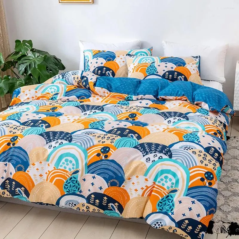 Conjunto de roupas de cama Tampa de edredom de bonenjoy para um tamanho para adultos e travesseiros para adultos de tamanho único para a pele Juego de Cama