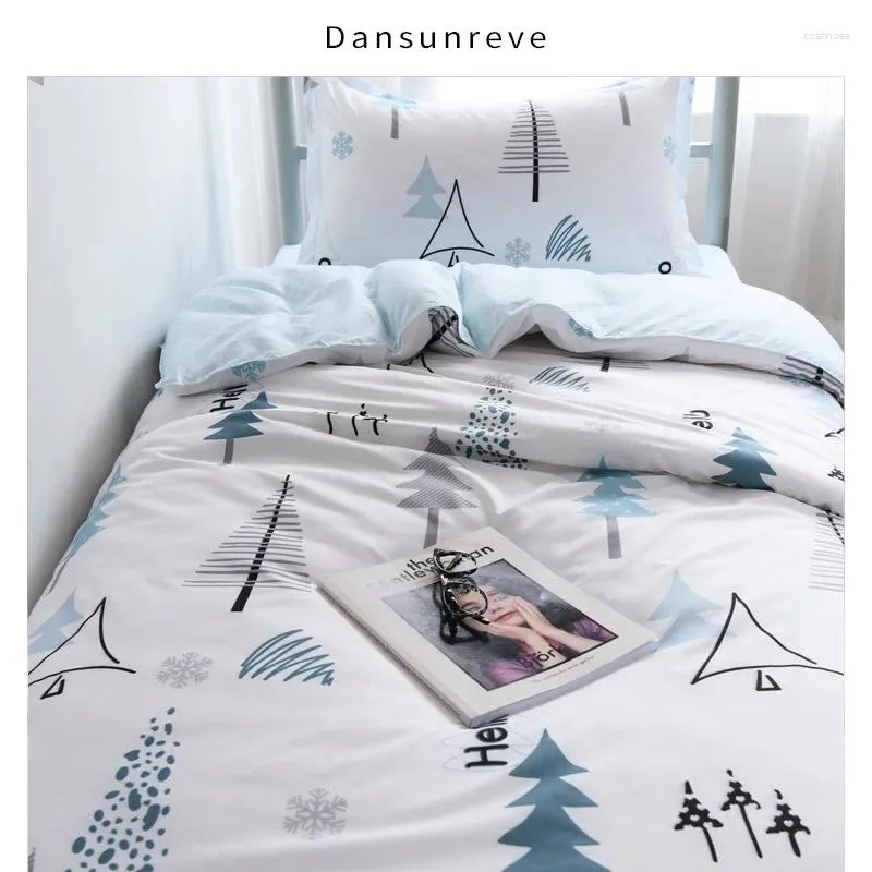 Bedding Sets Dansunreve 25 Designs 3/4pcs Set Multi Size Flat Sheet Floral Quilt Cover 48x74cm Pillowcases Little Tree