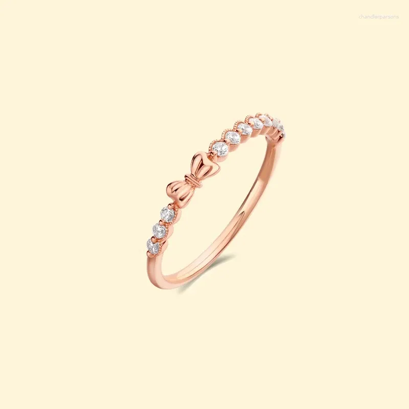 Cluster anneaux 925 Sterling Silver Rose Gold Zircon For Women Luxury Jewelry Promesse Engagement Wedding in Ring Free Livrot