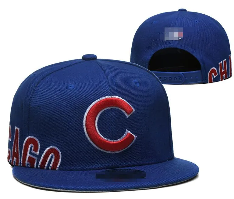 Chicago''cubs''''s Cap Baseball Snapback pour les hommes Femmes Sun Hat Gorras Broderie Boston Casquette Champion des champions du monde CAPS Ajustement A7 Champions du monde des World Series A7.